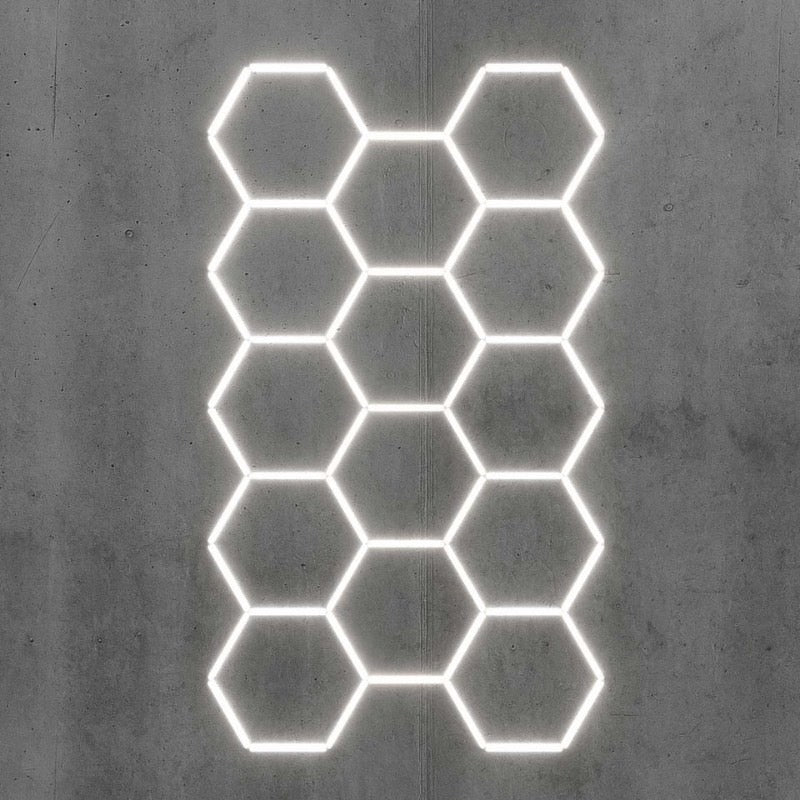 14 Grid LED Hexagon Lights