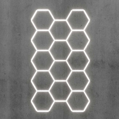 14 Grid LED Hexagon Lights