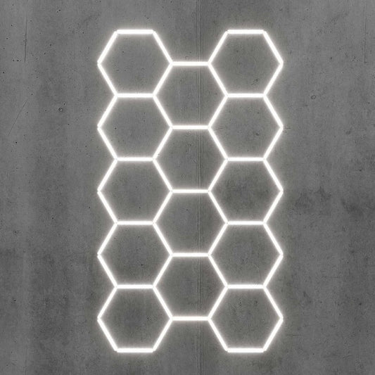 14 Grid LED Hexagon Lights