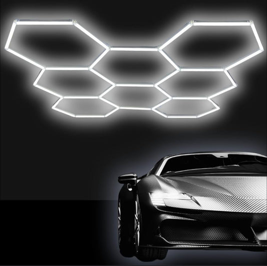 8 Grid Hexagon LED Lights